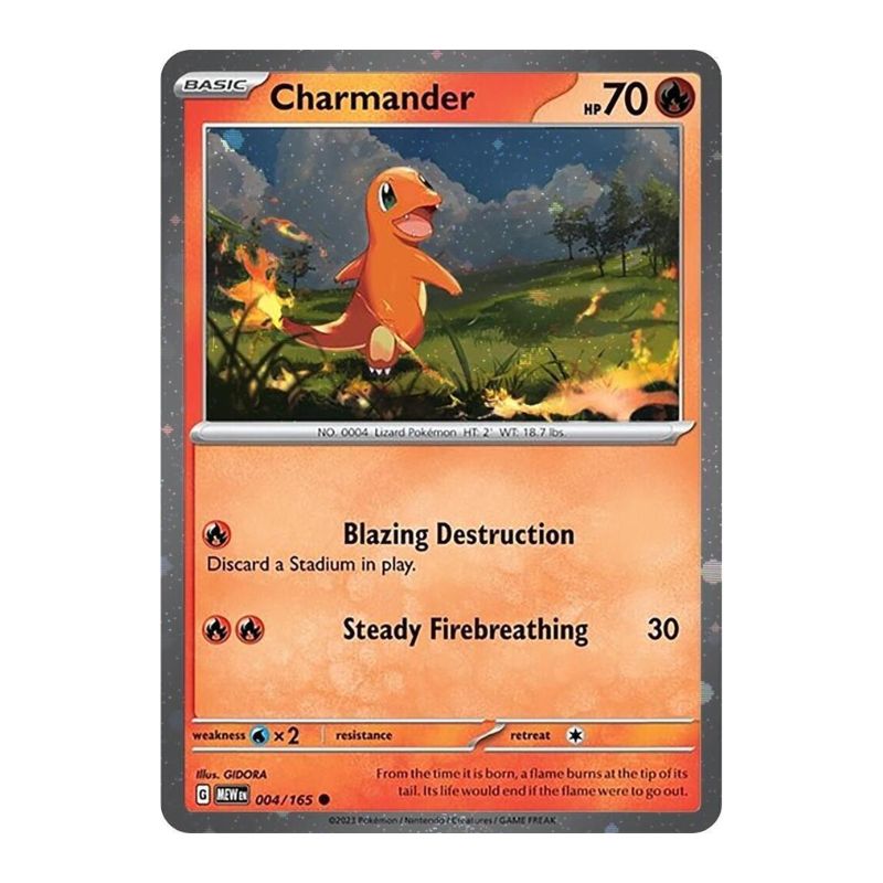 Charmander Cosmos Holofoil - 004/165 - Pokemon Scarlet & Violet: 151 Tcgstore.se Charmander Cosmos Holofoil - 004/165 - Pokemon Scarlet & Violet: 151 Tcgstore.se