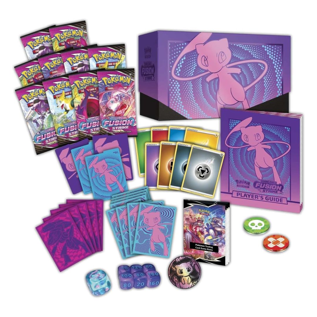 Sword & Shield Fusion Strike Pokémon Center Elite Trainer Box innehåll