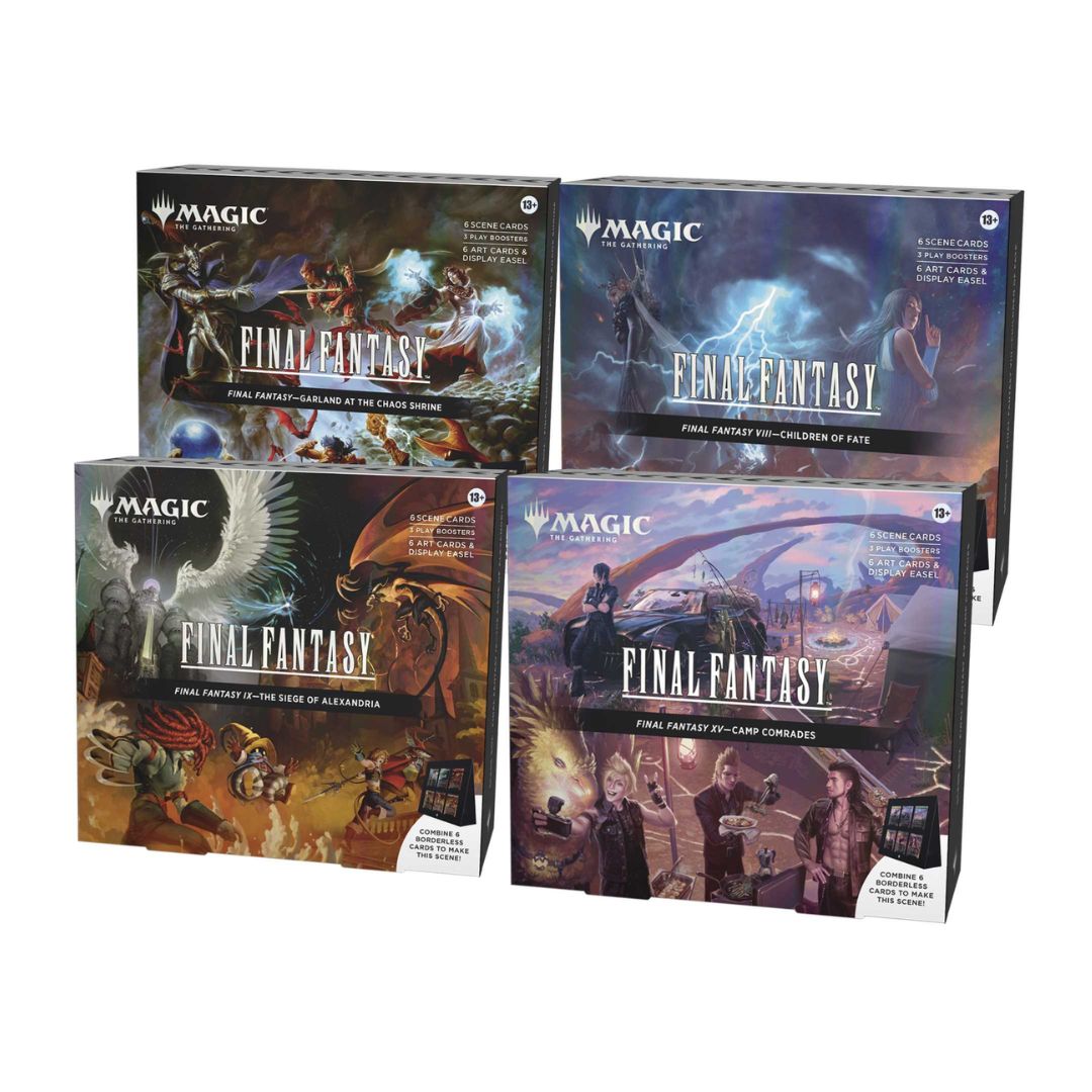 MTG - Universes Beyond: Final Fantasy Scene Box | Buy online Tcgstore.se MTG - Universes Beyond: Final Fantasy Scene Box | Buy online Tcgstore.se