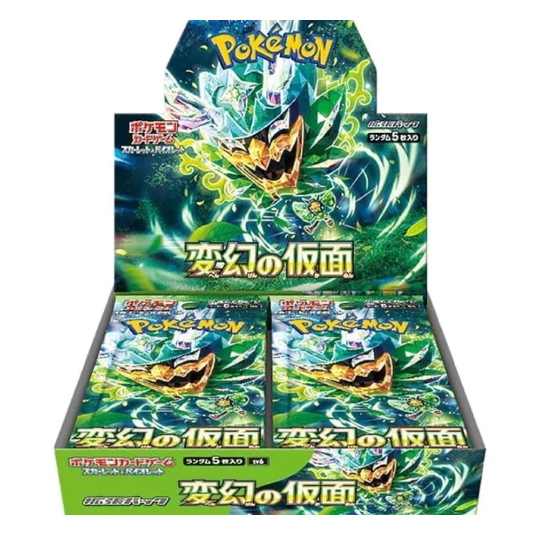 pokémon kort booster box Pokemon Scarlet & Violet: Mask of Change Display/Booster Box – Tcgstore.se