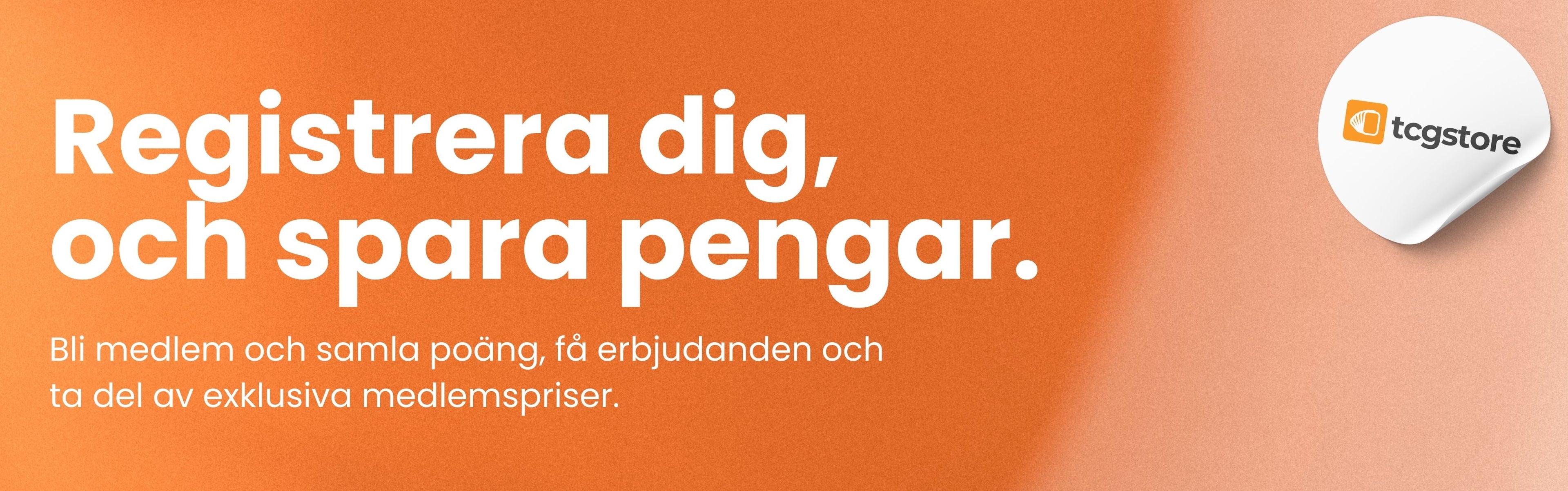 Medlemspriser på samlarkort och tillbehör hos Tcgstore