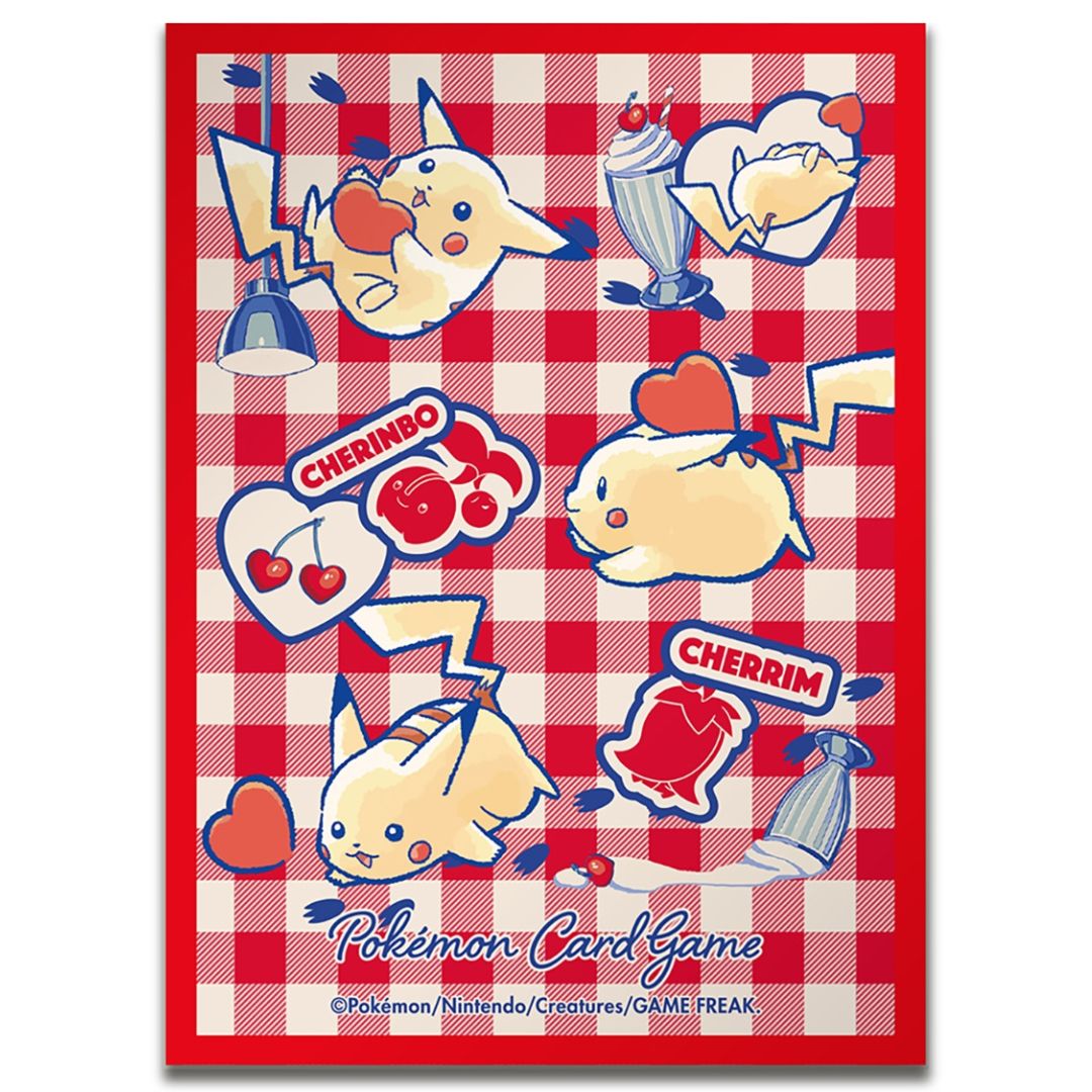 Pokemon Center Japan - Pikachu & Heart Red Card Sleeves - 64pcs Tcgstore.se Pokemon Center Japan - Pikachu & Heart Red Card Sleeves - 64pcs Tcgstore.se