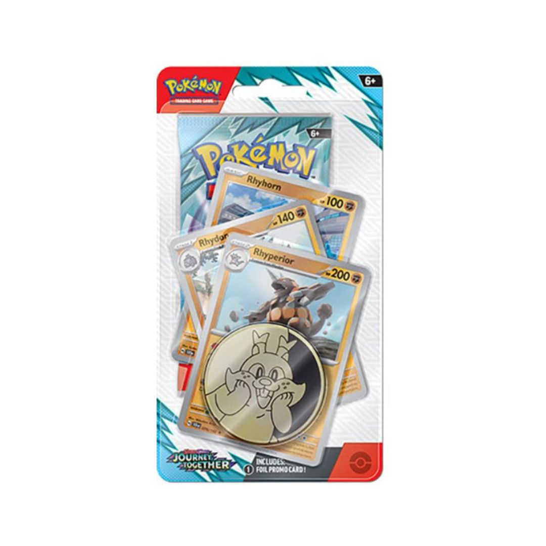 Pokémon Scarlet & Violet 9: Journey Together Premium Checklane Blister Pack - Rhyperior