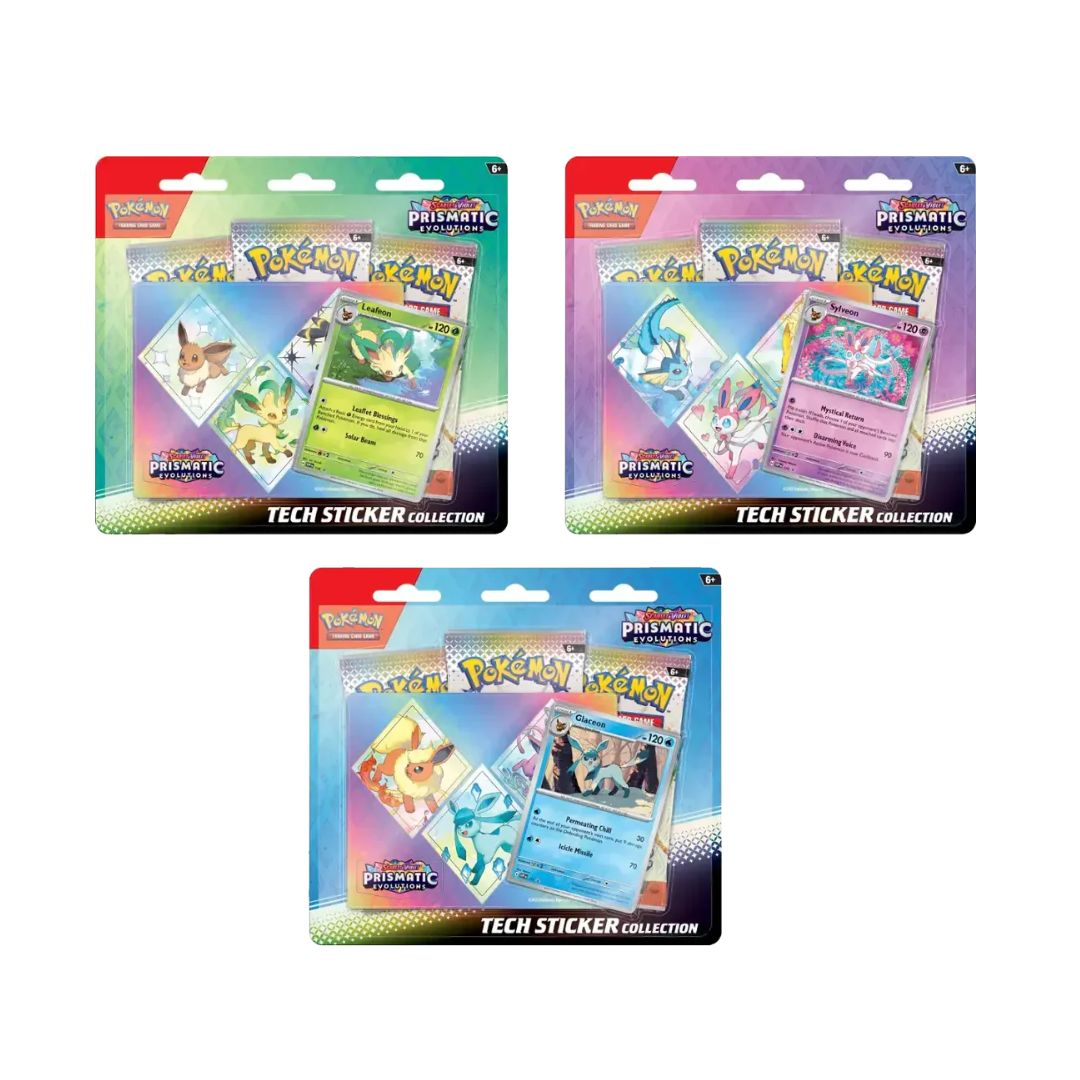 Pokemon Scarlet & Violet 8.5: Prismatic Evolutions Tech Sticker Co Tcgstore.se Pokemon Scarlet & Violet 8.5: Prismatic Evolutions Tech Sticker Co Tcgstore.se