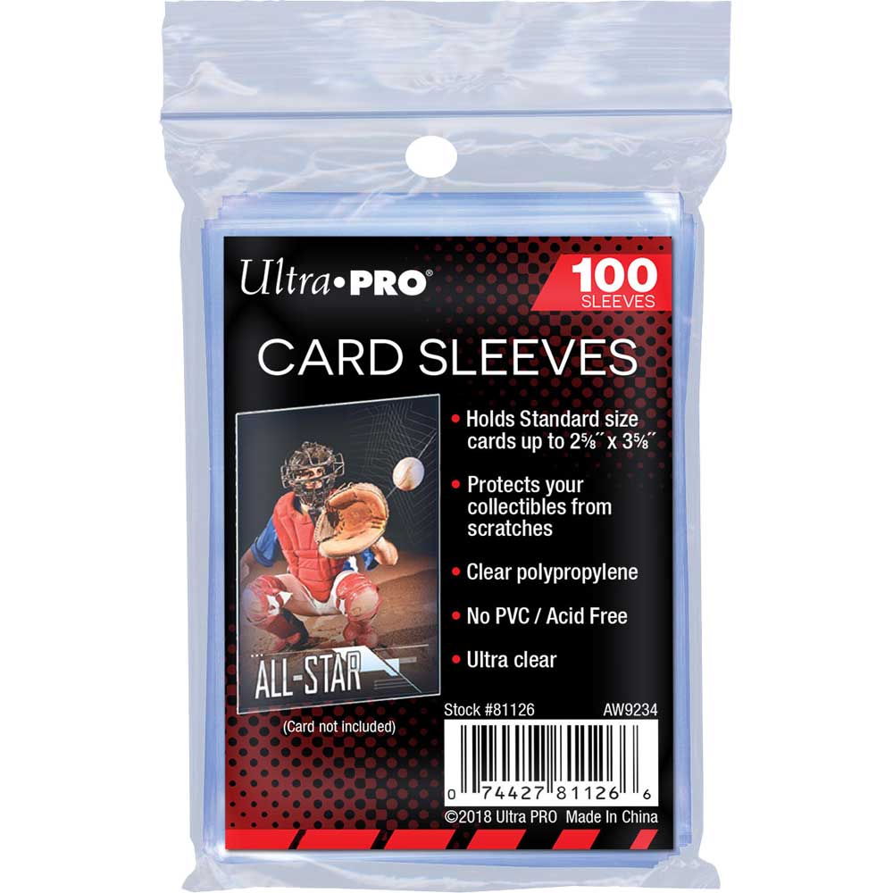 Ultra PRO: Card Sleeves - Penny Sleeves 100st. Mjuka plastfickor för skydd av Pokémon och samlarkort