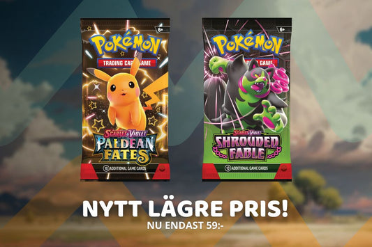 Pokemon Paldean Fates och Shoruded Fable booster pack