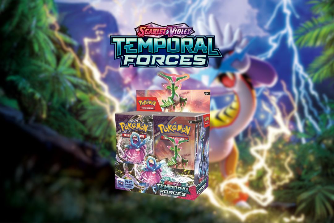 Förhandsbeställ Pokémon Scarlet & Violet 5: Temporal Forces kort redan idag