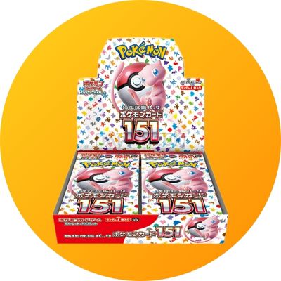 Japansk Pokémon Booster Box Display