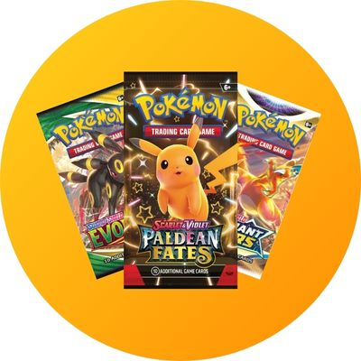 Pokemon booster pack och blister paket