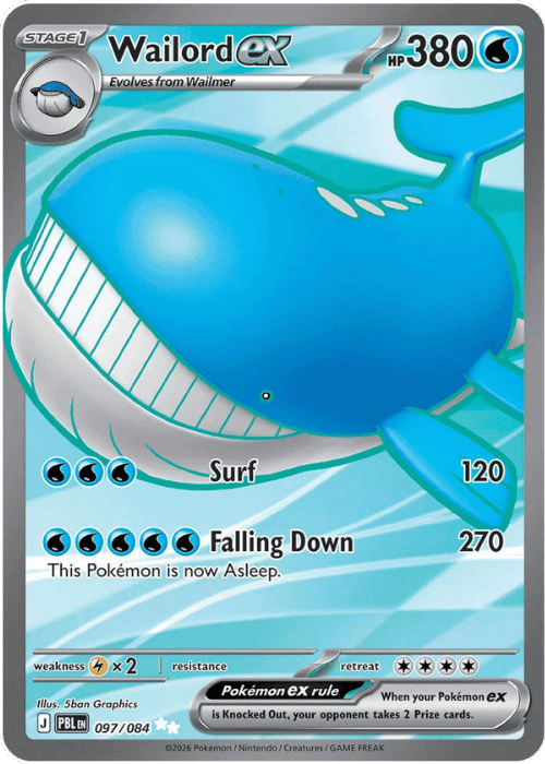 Wailord ex 097/084