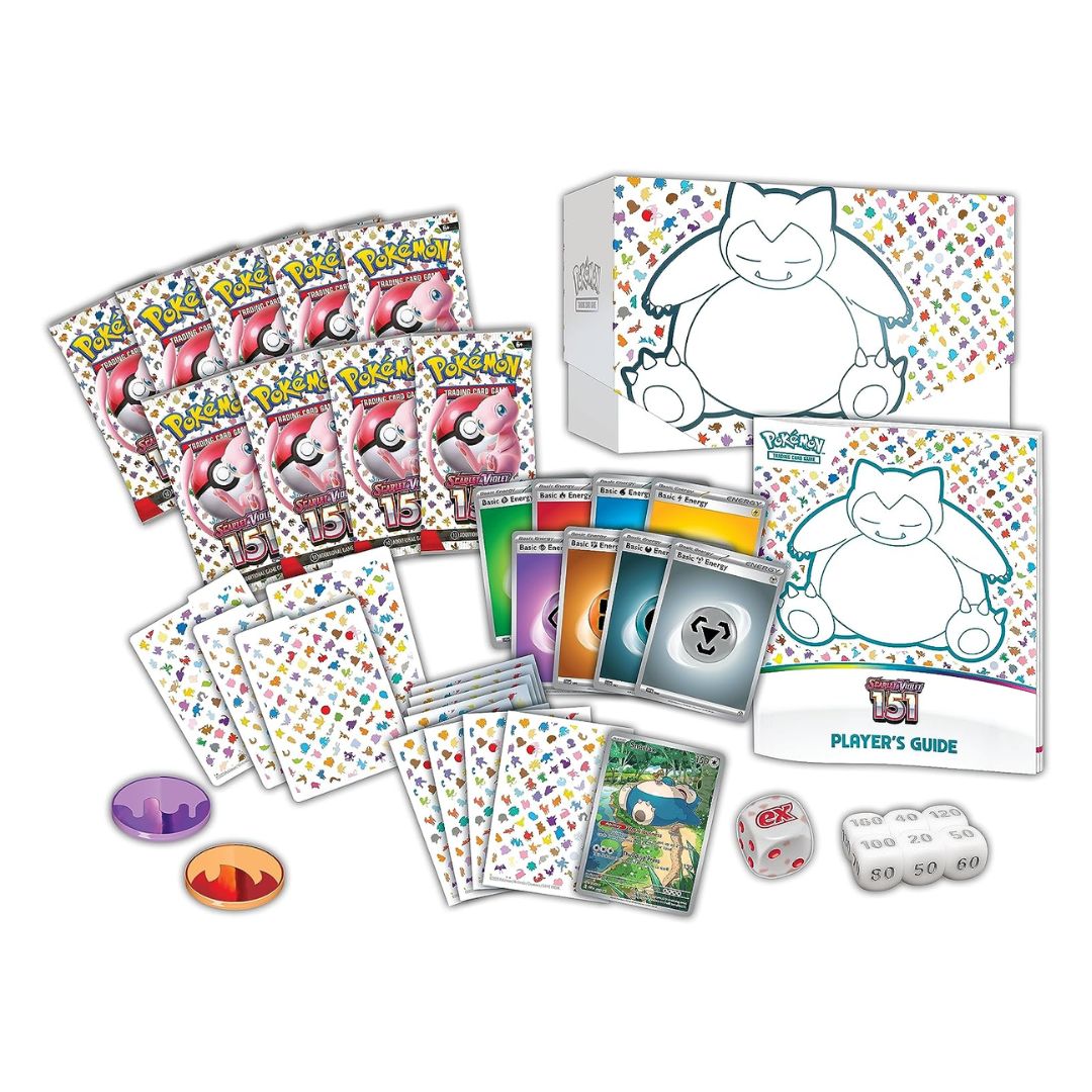 Scarlet & Violet 151 Elite Trainer Box innehåll