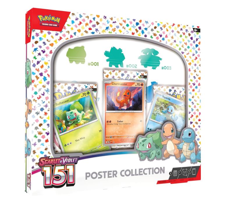 pokemon 151 poster collection box