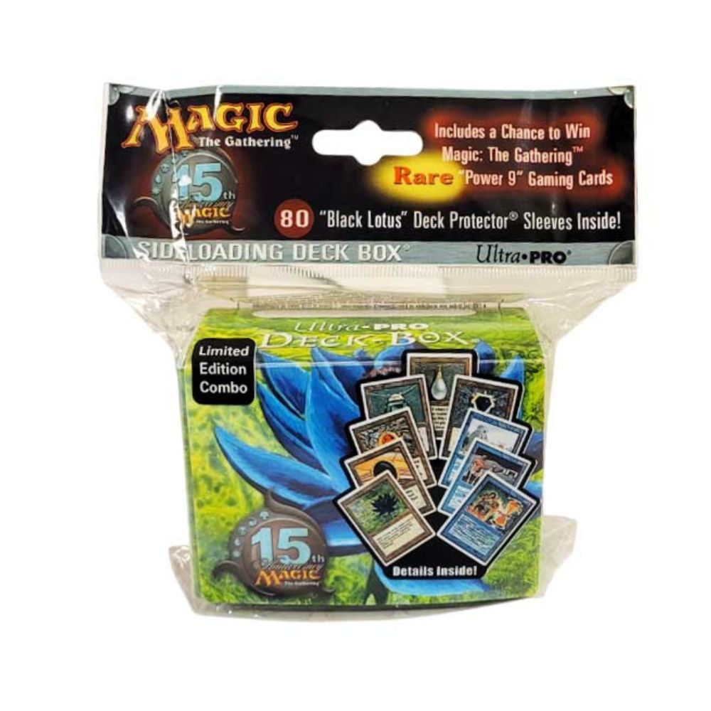 Ultra PRO Magic: The Gathering 15th Anniversary - Black Lotus Sideloading Deck Box + Sleeves