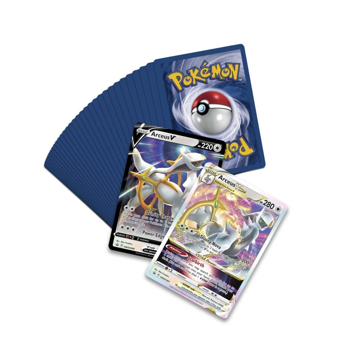 Arceus Pokemon kort vstar och v