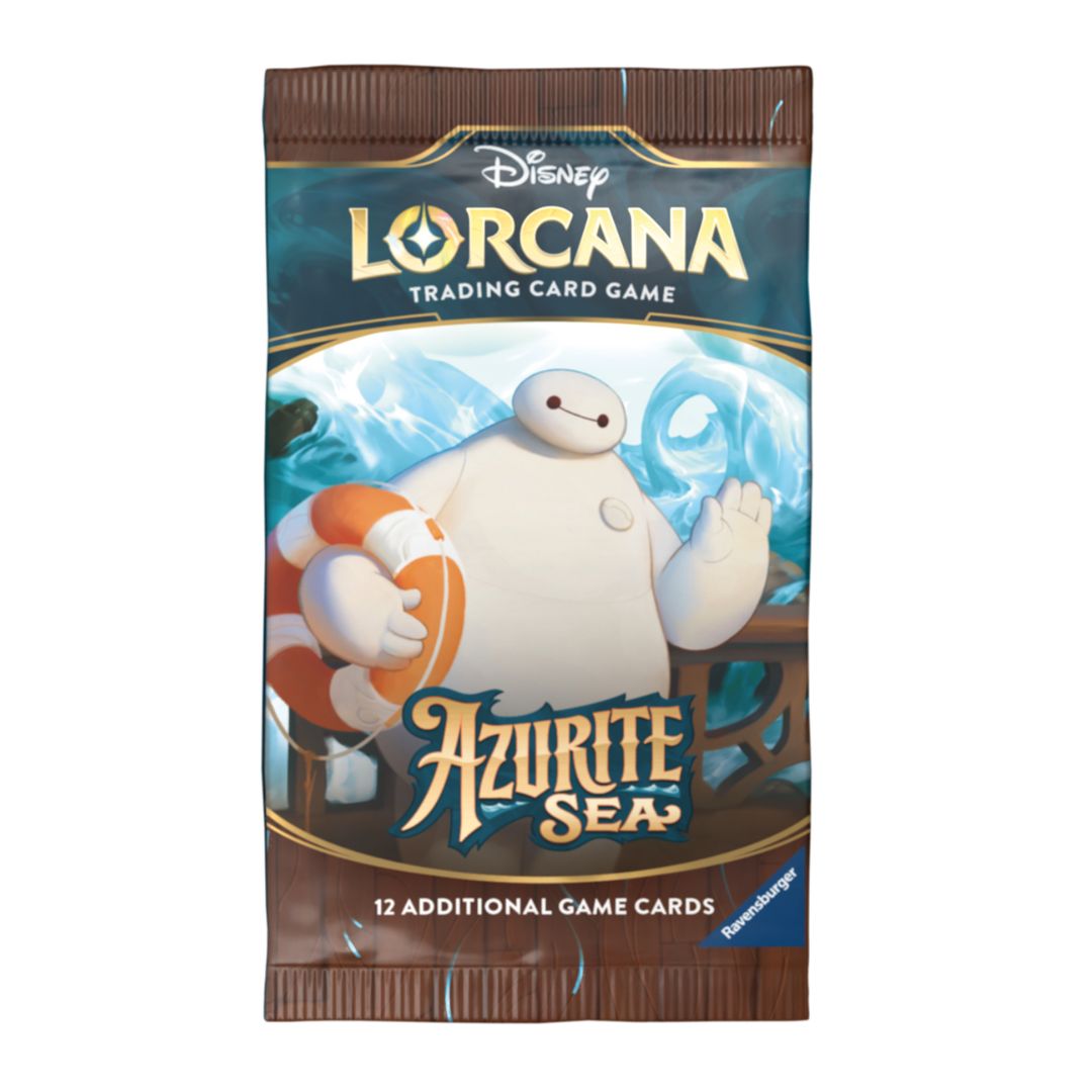 Disney Lorcana Azurite Sea Booster packs med spännande kort 