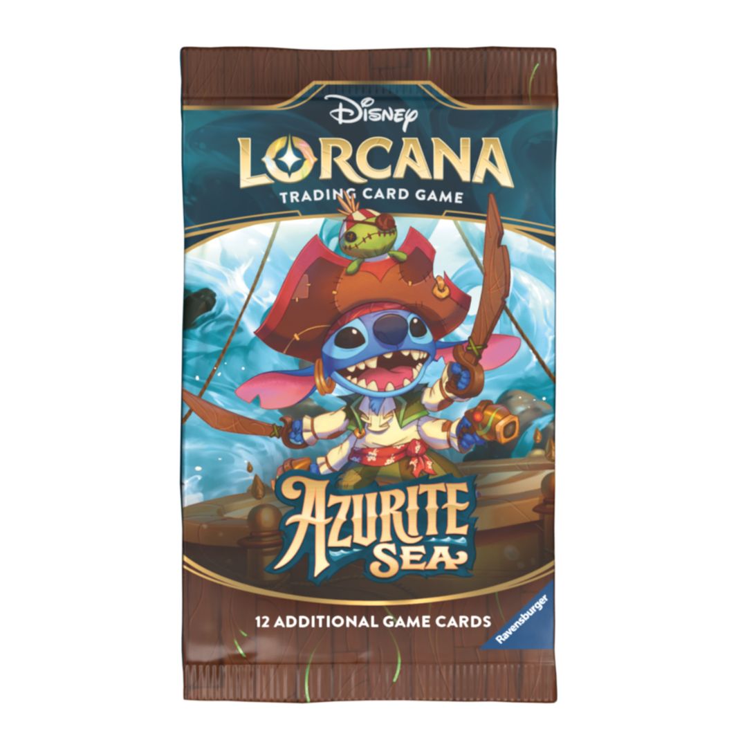 Disney Lorcana Azurite Sea Booster packs med spännande kort 