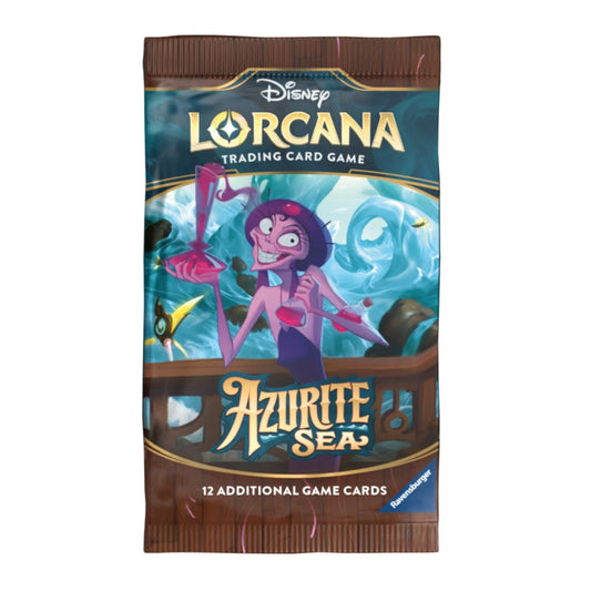 Disney Lorcana Azurite Sea Booster packs med spännande kort 