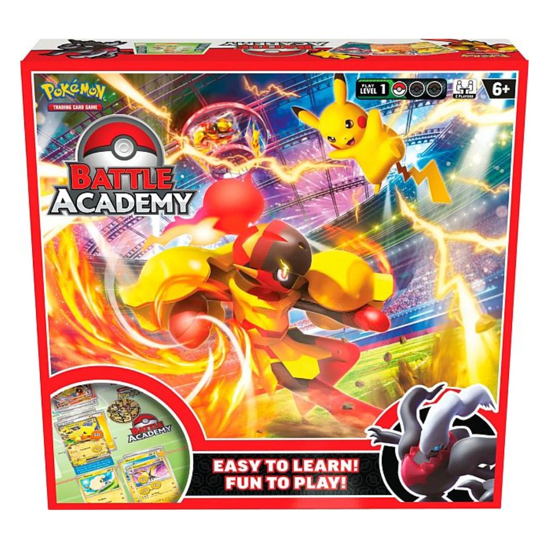 Pokémon Battle Academy 2024 - fylld med lekar och tillbehör för att komma igång med spelandet