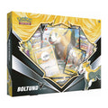 Pokemon Boltund V Box med tre sällsynta kort och Evolving Skies pack
