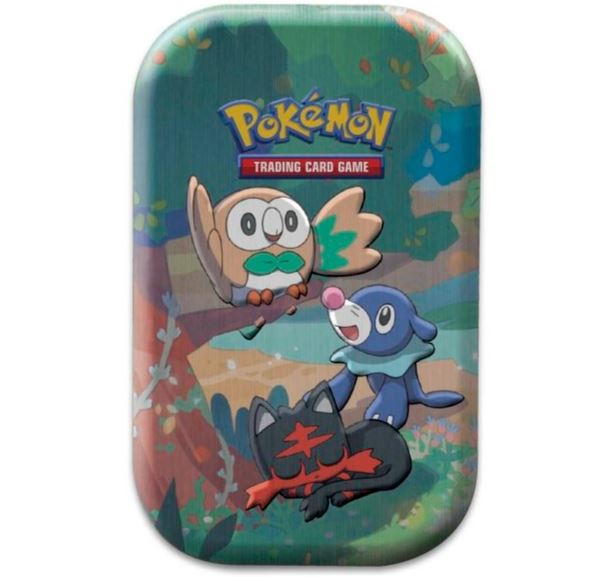 pokemon TCG celebrations 25th anniversary mini tin med alola starters