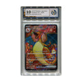 Charizard ex 185/165 RaukCard 10 graderat Pokemonkort