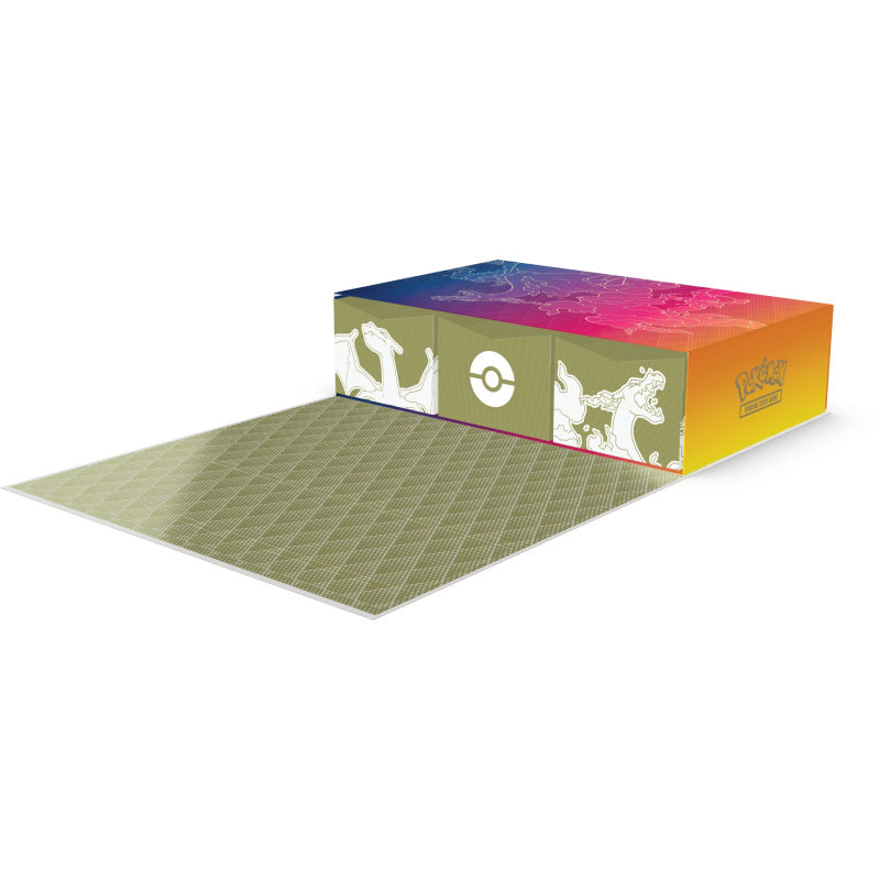 Pokémon Charizard UPC öppnad förpackning med flerfärgat motiv av Charizard