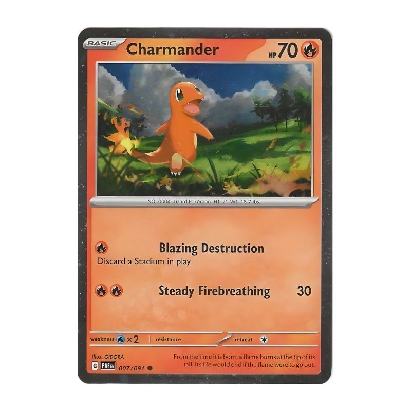 Charmander 007/091 Cosmo Holofoil pokemon kort