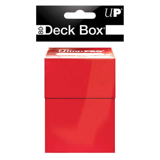 Ultra PRO Deck Box, PRO 80+, Röd