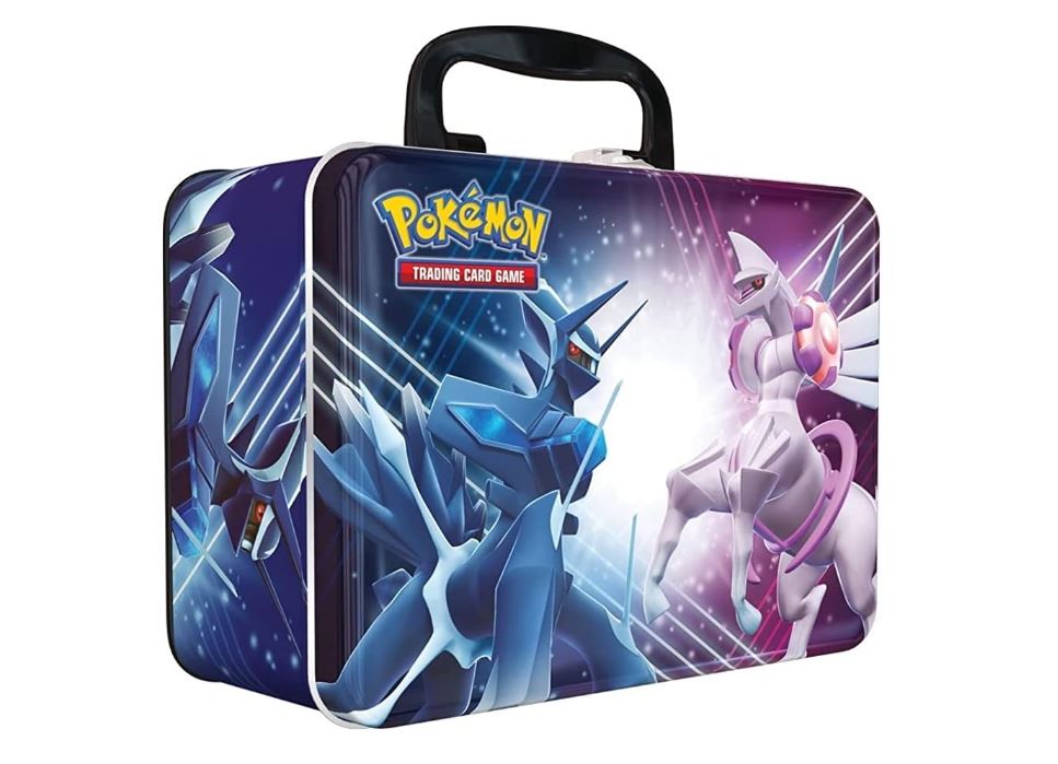 dialga palkia collectors chest tin 