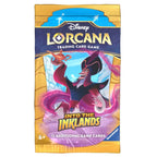 Disney Lorcana Into the Inklands booster paket innehåller 12 stycken kort