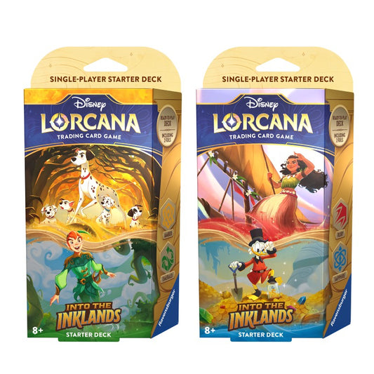 Disney Lorcana Starter Deck är kortlekar perfekta för spel