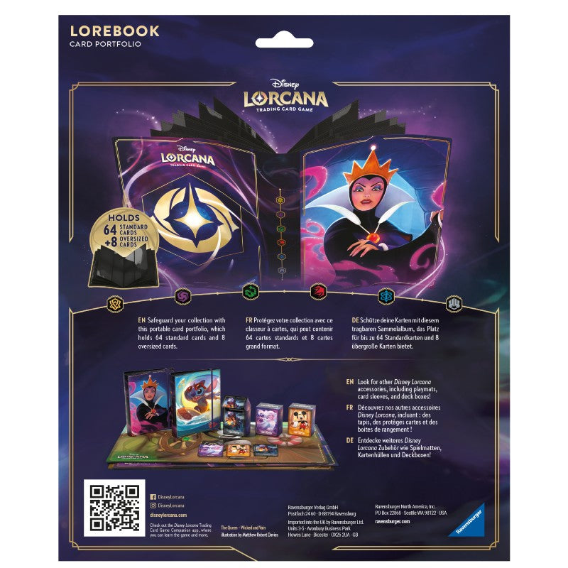 Disney Lorcana: The Evil Queen Binder - 4-Pocket