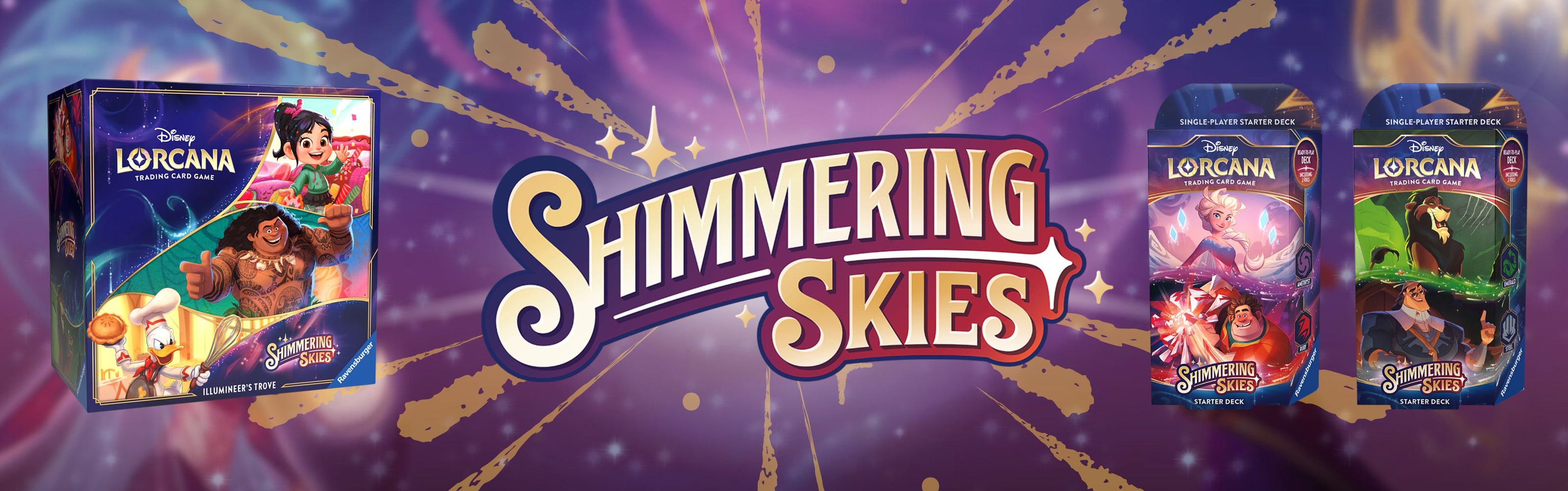 Disney Lorcana Shimmering Skies expansion