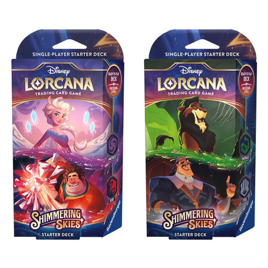 Disney Lorcana Shimmering SKies starter deck