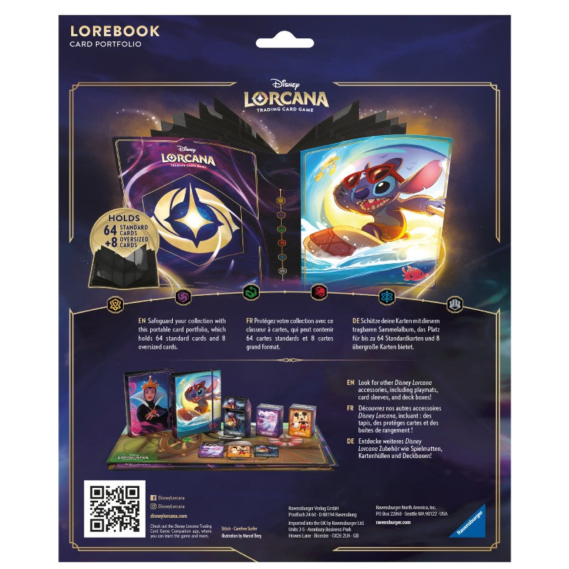 Disney Lorcana: Stitch Album skyddar dina kort från skador