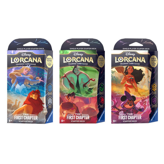 disney lorcana the first chapter starter decks