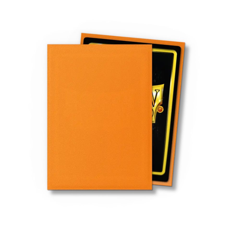 Dragon Shield Orange Sleeves