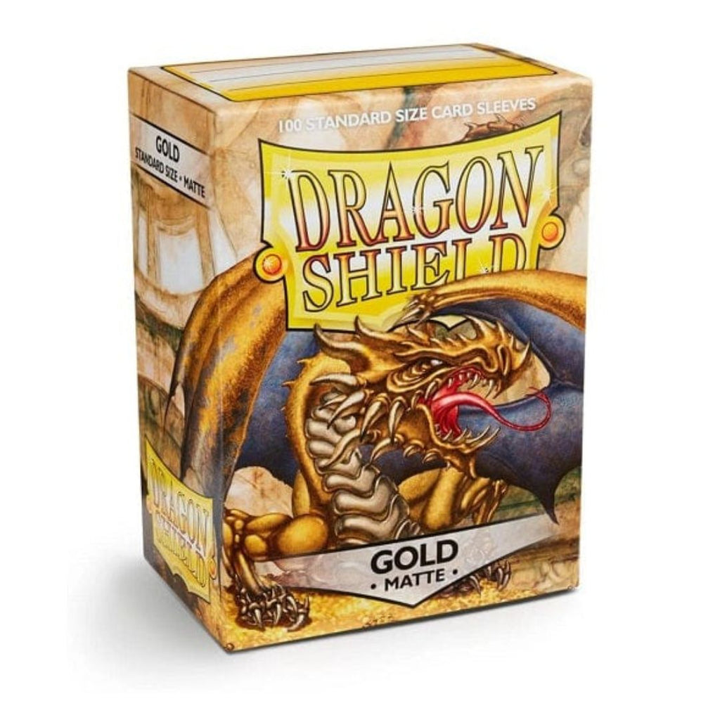Dragon Shield: Standard Sleeves Matte - 100st - Gold