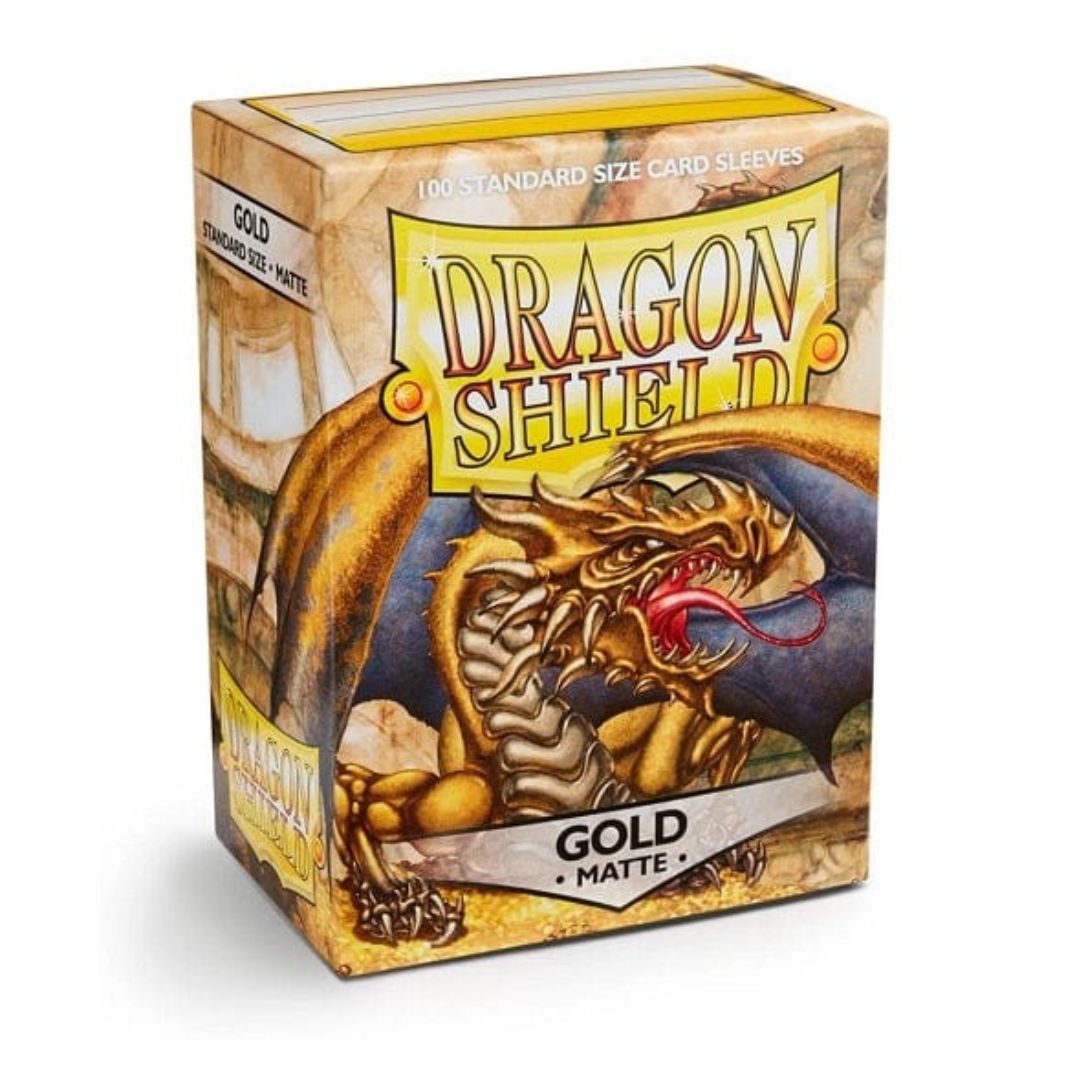 Dragon Shield: Standard Sleeves Matte - 100st - Gold
