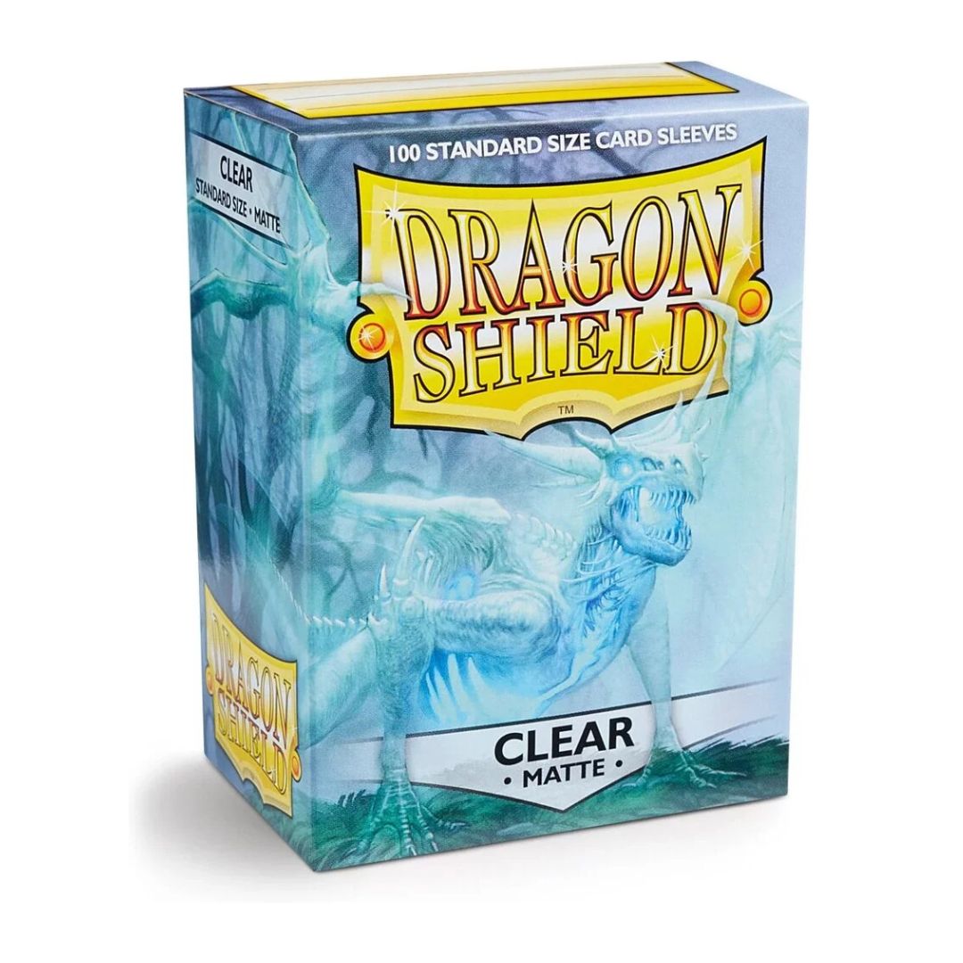 Dragon Shield: Standard Sleeves Matte - 100st - Clear