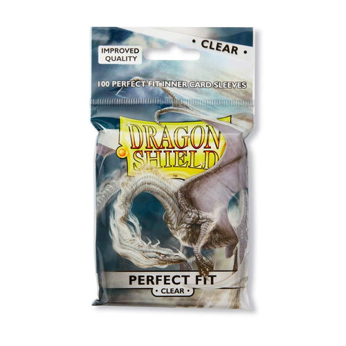 Dragon Shield: Standard Perfect Fit Sleeves - 100st - Clear