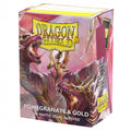 Dragon Shield: Standard Sleeves Dual Matte - 100st - Pomegranate & Gold