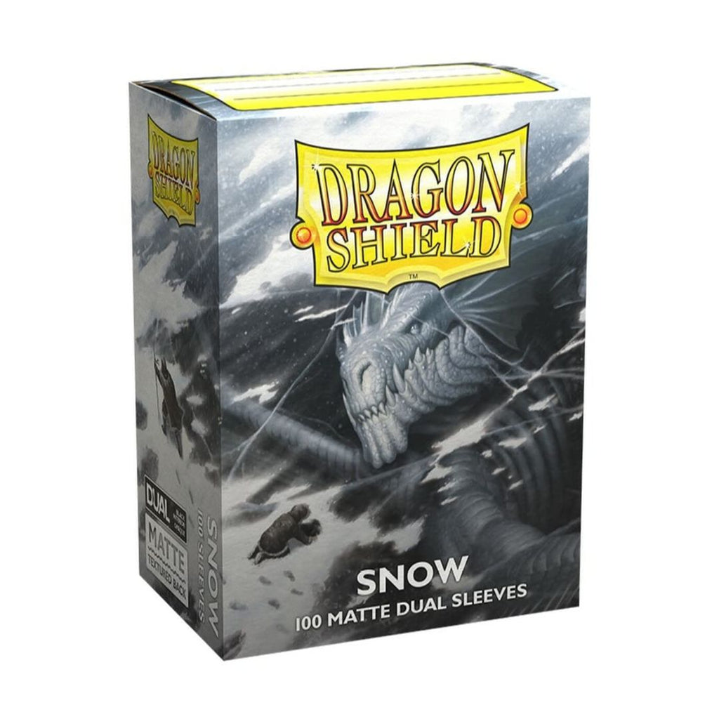 Dragon Shield: Standard Sleeves Dual Matte - 100st - Snow