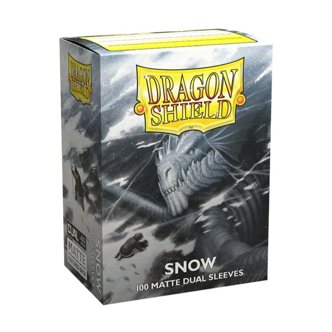Dragon Shield: Standard Sleeves Dual Matte - 100st - Snow