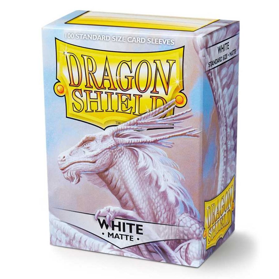 Dragon Shield: Standard Sleeves Matte - 100st - White