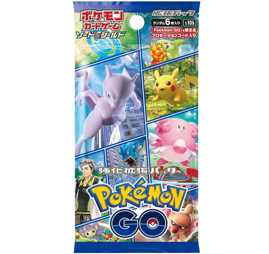 pokemon TCG japansk booster pack pokemon go enhanced expansion pack med bilder från spelet pokemon go