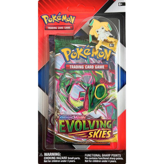 Pokémon TCG: Jirachi 2-Pack Pin Blister (Evolving Skies & Chilling Reign)