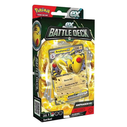 Pokémon TCG: ex Battle Deck Ampharos ex ger dig en färdigbygg 60-kortslek att utmana dina motståndare med