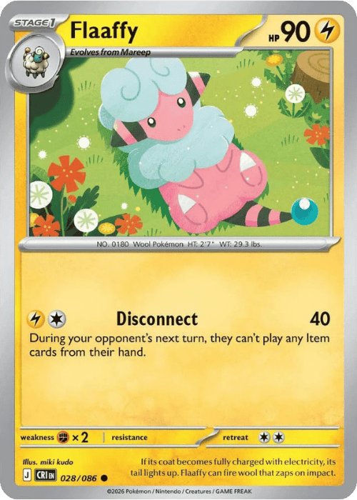 Flaaffy 028/086 - Pokémon Chaos Rising