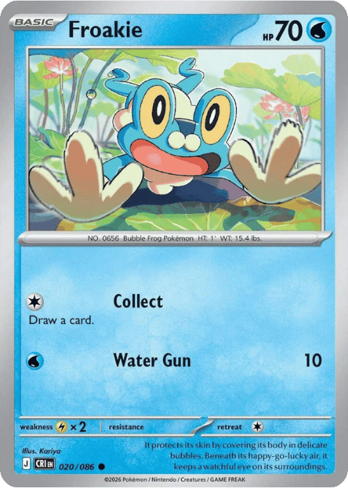 Froakie 020/086 - Pokémon Chaos Rising